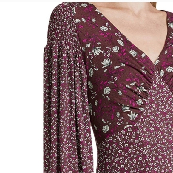 Free People Love Story Floral Long Sleeve Maxi Dress - Picture 4 of 14